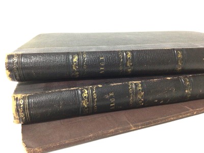 Lot 1706 - Pair of Victorian specimen albums of 'algae', hand inscribed, another titled to binding 'Sea Weeds from the Isle of Wight (3)