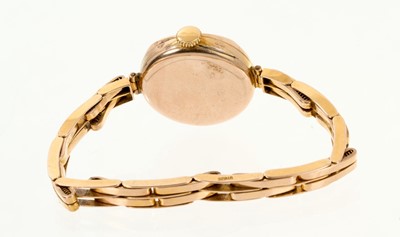 Lot 733 - 1920s ladies Rolex 9ct gold wristwatch