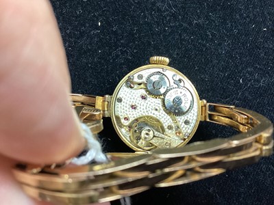 Lot 733 - 1920s ladies Rolex 9ct gold wristwatch