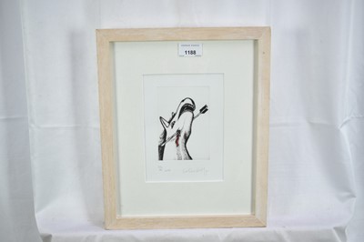 Lot 1188 - Colin Self (b.1941) limited edition etching - Untitled, signed and dated 2009, numbered 22/45, in glazed frame