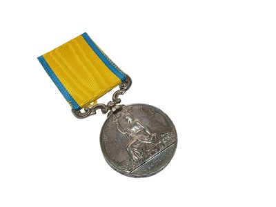 Lot 704 - Victorian Baltic medal privately named to J. Mines. R.M. H.M.S. Majestic.