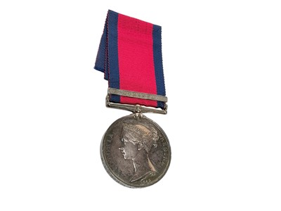 Lot 705 - Victorian Military General Service Medal with Corunna clasp, named to B. Hodson, 1st Foot Guards.
