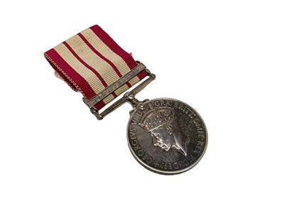 Lot 706 - George VI Naval General Service Medal with Yangtze 1949 clasp, named to C/JX 350922 L.A. Cullingford. A.B. R.N.
