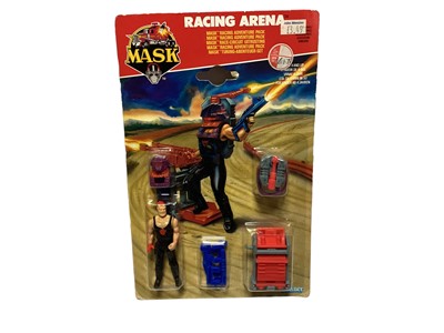 Lot 179 - Kenner Parker (1987) M.A.S.K. Original Series Racing Arena Adventure Pack with Bruno Sheppard action figure, on punched card with bubblepack (1)