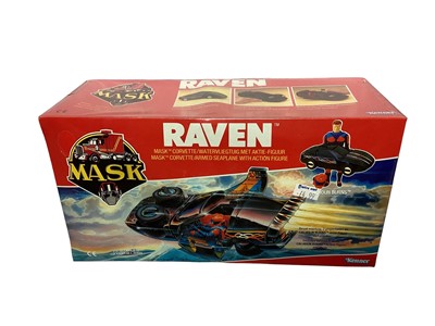 Lot 172 - Kenner Parker (1986) M.A.S.K. Original Series 2 Vehicle Raven M.A.S.K. Corvette/Armed Seaplane with action figure, in sealed box (1)