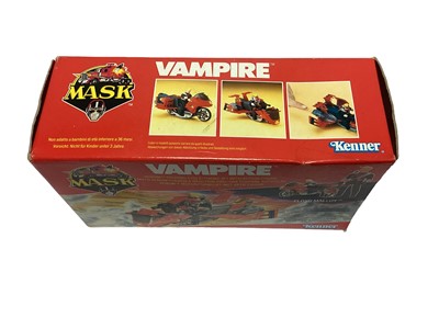 Lot 176 - Kenner Parker (1987) M.A.S.K. Original Series 3 Vehicle Manta VENOM Nissan 300ZXSports Car/Assault Plane with action figure, in opened box, plus VENOM Vampire Touring Cycle/Turbo Jet with action fi...
