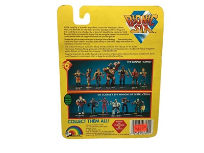 Lot 186 - LJN (1986)  Bionic Six Bennett Family Meg diecast 3 3/4" action figure, on card with bubblepack (1)