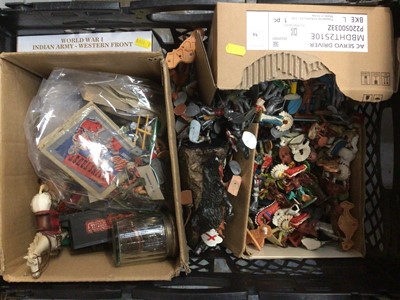 Lot 38 - One box of Timpo toys other makes
