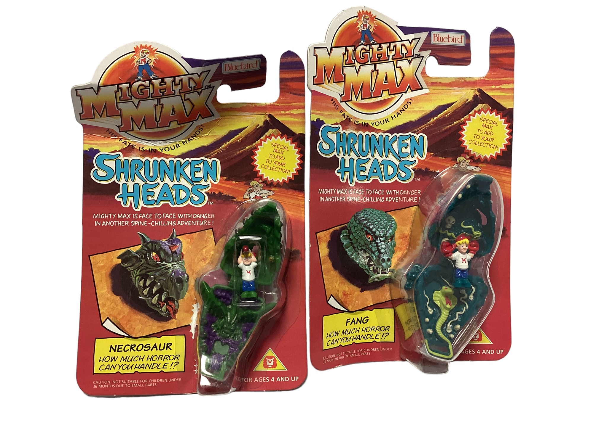 Lot 29 - Bluebird (c1994) Mighty Max Shrunken Heads,