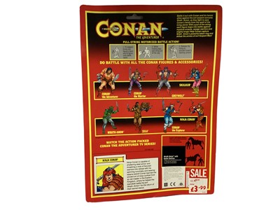 Lot 136 - Hasbro (c1993) Conan the Adventurer Ninja Conan, on USA card (curled) with bubblepack No.8166 (1)