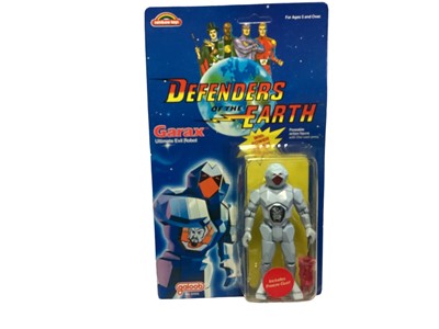 Lot 86 - Galoob (c1985) Defenders of the Earth Garax (ultimate Evil Robot) 5" action figure, on punched card with bubblepack No.5100 (1)