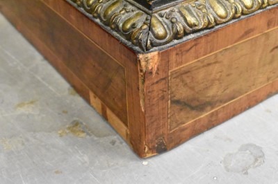 Lot 1388 - Fine mid-Victorian figured walnut, kingwood crossbanded and gilt metal mounted  pedestal desk