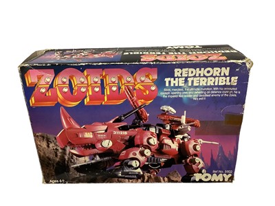 Lot 311 - Tomy (1984) Zoids Redhorn the Terrible (mostly constructed), boxed (very worn) No.5902 (1)