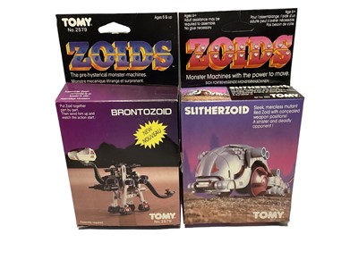 Lot 318 - Tomy (1984-185) Zoids Zaton No.2582, Mantazoid No.2579, Slitherzoid No.2582 & Brontozoid No.2579,  boxed (4)