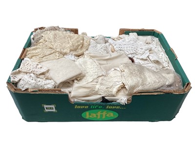 Lot 2053 - Large quantity of crochet tablecloth and handkerchief edgings