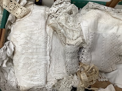 Lot 2053 - Large quantity of crochet tablecloth and handkerchief edgings