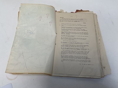 Lot 793 - Second World War Battle of Arnhem war diary of SS Panzer Grenadier Depot and Reserve Bn. 16 between 17th September 1944 and 7th October 1944 typed in English and contained in a folio.