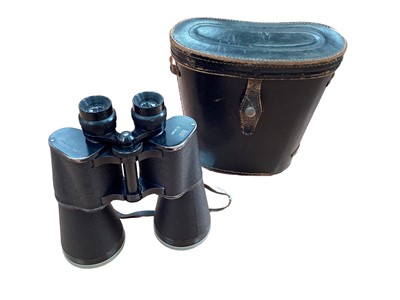 Lot 2466 - Pair binoculars in case