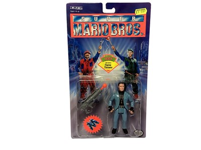 Lot 350 - ERTL (c1993) Super Mario Bros. (Official Nintendo Licensed Product) Iggy 4" action figure, on card with bubblepack No.7780 (1)