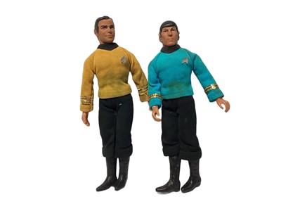 Lot 1825 - Mego Corps action Figures including Batman, Battlestar Galactica, Star Trek, Planet of the Apes and others (9)