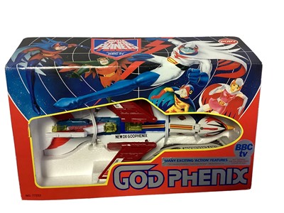Lot 367 - Popy Toys (c1982) battle of the Planets God Phenix, in window box (slightly crumpled one end) (1)