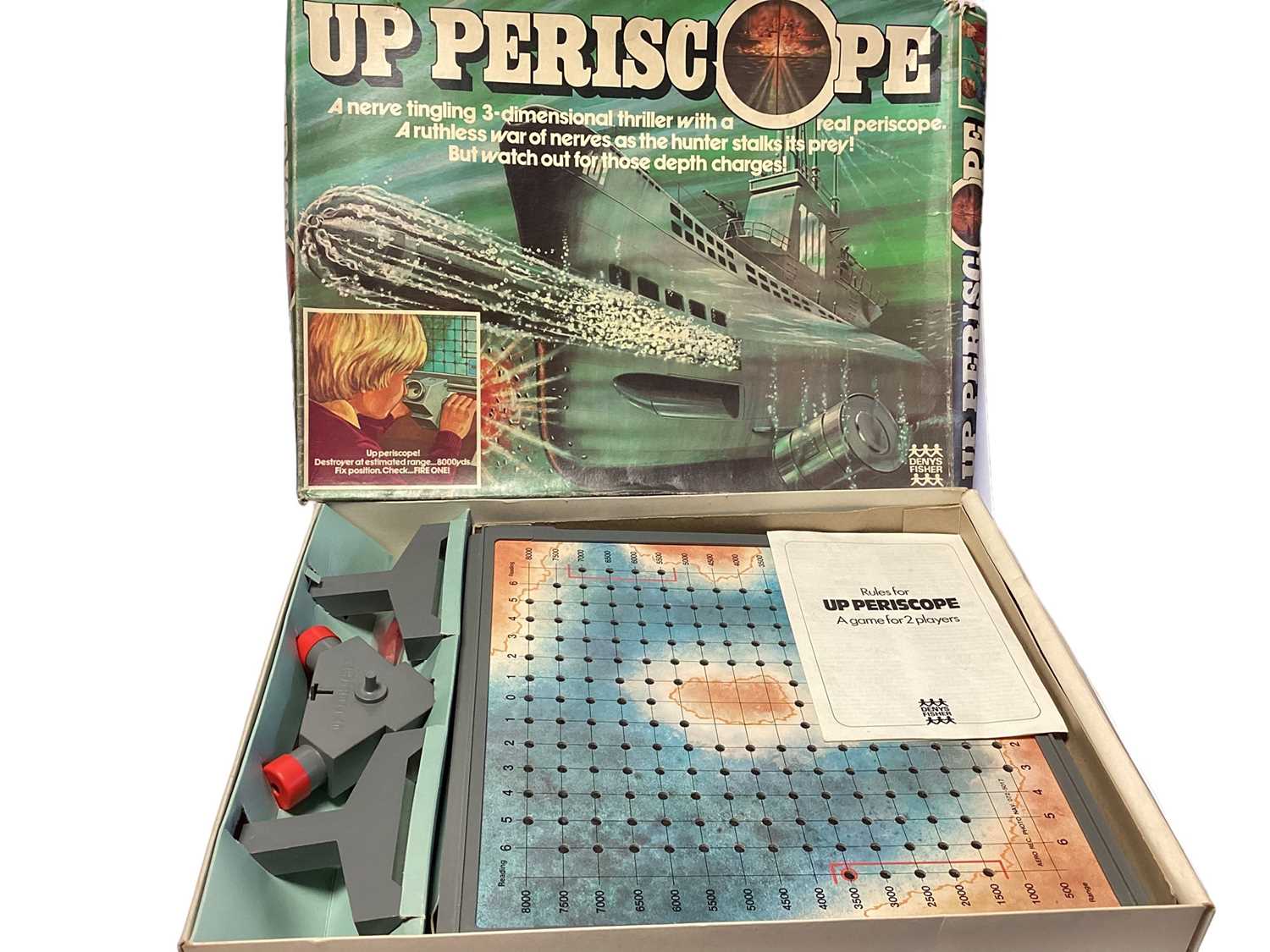 Lot 1832 - Denys Fisher Up Periscope 3D board game, boxed (1)