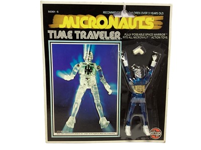 Lot 374 - Airfix Mego Corps (c1976) Micronauts Time Traveler Blue, on card with blister pack No.50301-5 (1)