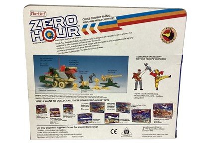 Lot 7 - Bluebird (c1989) Zero Hour (when the brave must fight to save the World!) The Wolf Army Close Combat Rhino Armoured Missile Carrier Set no.910541 & Ambulance and Landing Craft (2)