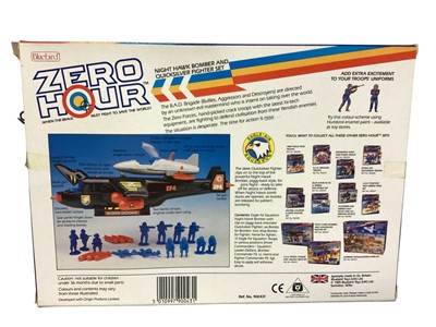 Lot 10 - Bluebird (c1989) Zero Hour (when the brave must fight to save the World!) The BAD Brigade Polecat Gang Winged demon U.A.P. bomber Set (x2) No.910431 and Eagle Air Squadron Night Hawk Bomber and Qui...
