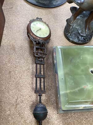 Lot 2503 - French figural spelter clock