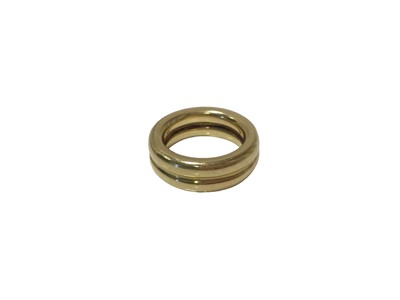 Lot 511 - 18ct gold ring by Mick Milligan, London, circa 1972. Unmarked.