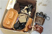 Lot 3832 - Quantity of Cameraseras and photographic...