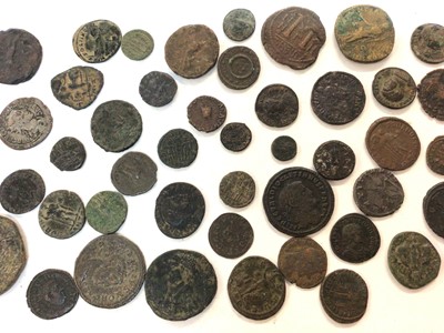 Lot 441 - Ancients - Mixed Roman & Byzantine AE coins in discernible condition (46 coins)