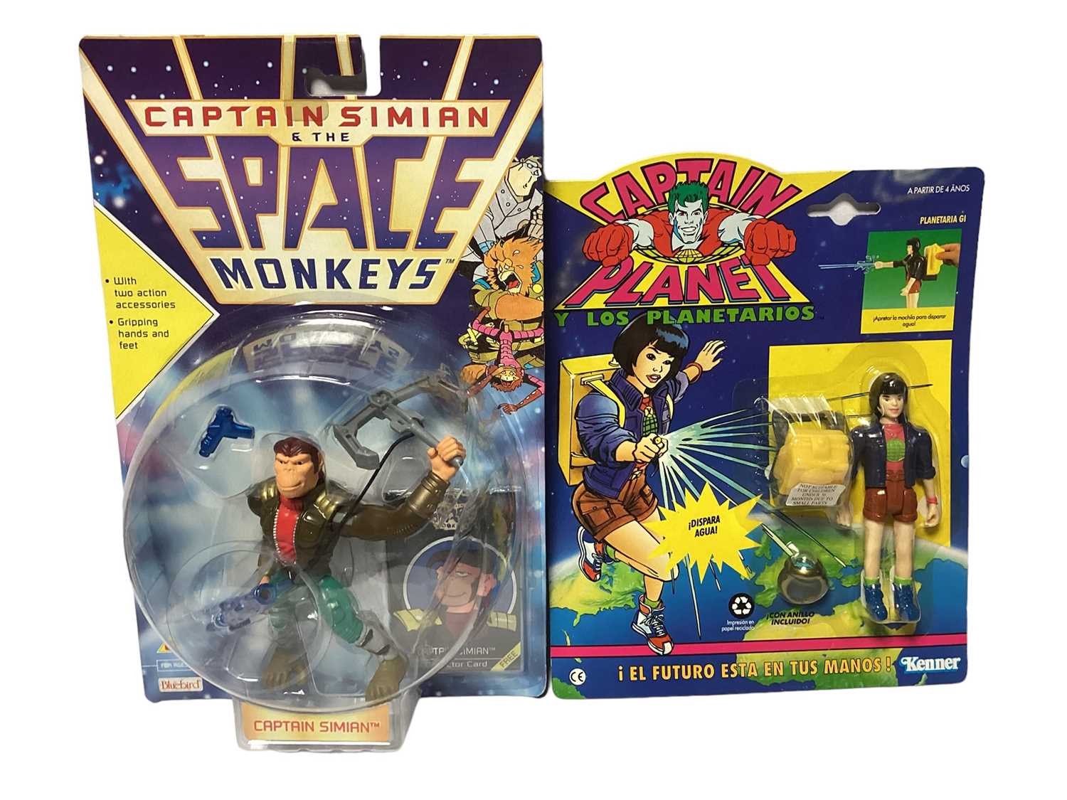 Lot 1851 - Mixed lot of action figures and merchandise, mostly mounted on card with bubblepacks (1box)