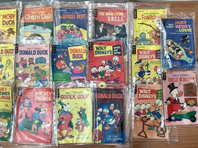 Lot 1421 - Gold Key Comics, to include Wacky Races #3, The Flintstones, Walt Disney Chip n Dale, Moby Duck, Donald Duck, Mickey Mouse and Goofy and others. Approximately 23 comics.