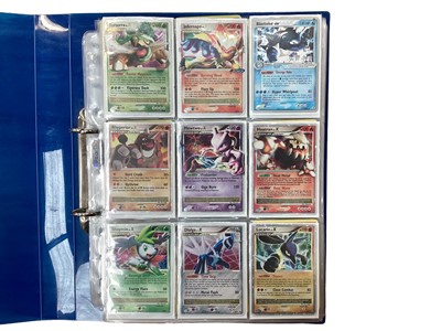 Lot 1416 - One album of Pokemon cards to include Diamond and Pearl Black Star Holo Mewtwo LV.X Promo Card and other DIamond and Pearl Black Star Promo cards together with Charizard Delta Species EX Crystal Gu...