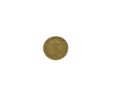 Lot 403 - Gold Quarter Guinea George I 1718 GVF (1 coin)