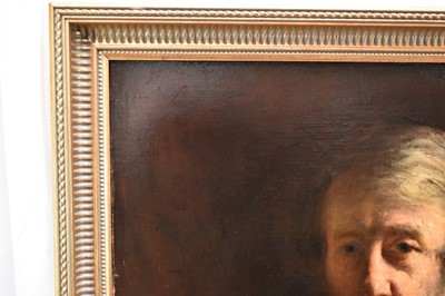 Lot 921 - George Paul Chalmers (1833-1878) oil on canvas - Portrait of John Moinet, Third Manager of the Caledonian Insurance Company 1861-1875, 77cm x 61cm, in gilt frame