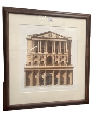 Lot 385 - Andrew Ingarmells etching - Bank of England