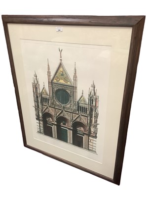 Lot 386 - Andrew Ingamells etching Duomo Sienna