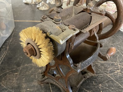 Lot 215 - Victorian patent knife sharpener