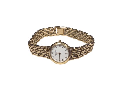 Lot 24 - Raymond Weil gold plated ladies wristwatch