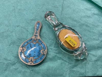 Lot 526 - Venetian glass hand mirror and another hand mirror (2)