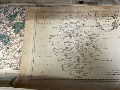 Lot 253 - Collection of unframed maps