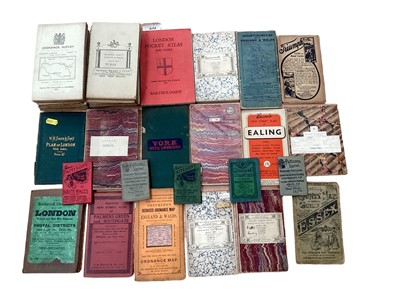 Lot 1434 - Collection of road maps, folding cloth maps, books and ephemera