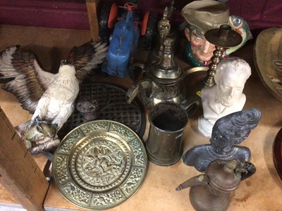 Lot 725 - Sundry items, including brassware, Royal Doulton, etc