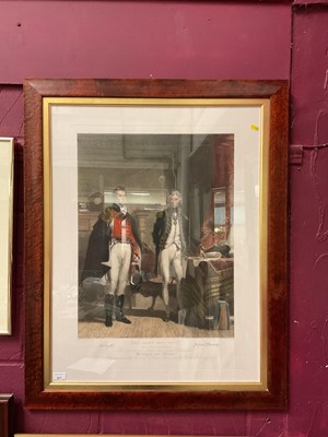 Lot 521 - Victorian coloured print 'The Army and Navy'