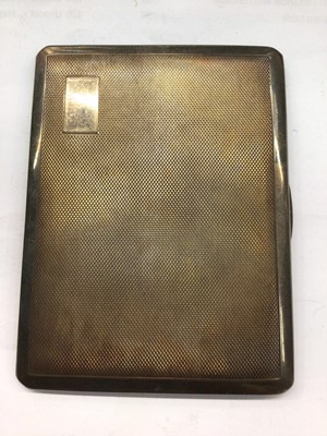 Lot 1062 - Art Deco silver cigarette case