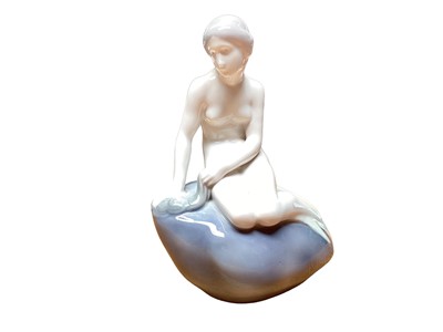 Lot 1126 - Royal Copenhagen Mermaid figure