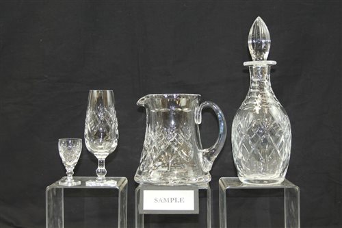 Lot 2105 - Selection of cut glassware - including Royal...